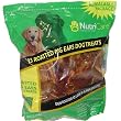 NutriCare Brand Pig Ears * 25 Oven Roasted (100% Preservative Free) Pig Ears Dog Treats * Net Weight 28 oz.
