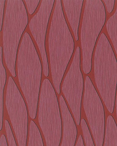 Homestory wallpaper, color: pomegranate red, violet, red, black, metallic, article no:. 6054-6178