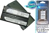 2600mAh GPS Battery For MOLI MCC1821, MCR-1821, MCR-1821C, MCR-1821C/1, MCR-1821C/1-H, MCR-1821I, MCR-1821J, MCR-1821J/1, MCR-1821J/1-H, MCR1821, MCR1821C, MCR1821C/1, MCR1821C/1H, MCR1821I, MCR1821J, MCR1821J/1, MCR1821J/1-H, TRIMBLE 29518, 46607 Extended