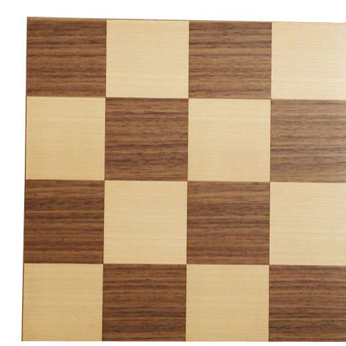 Worldwise Imports Walnut and Maple Basic Board with 1.75in Squares