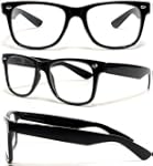 Lunettes Monture style Wayfarer Geek...