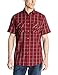 Axist Men's Short Sleeve Multi Check Button Down Woven