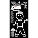 Family Car Stickers 5 inches tall Vinyl Auto Decal, Male Adult - Dad