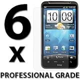HTC Inspire 4G 6 X Clear Screen LCD Protector Guards