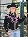 Pink Swirl & Rhinestones Shirt Black XL