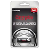 Integral Crypto Flash Drive USB 2.0 for Windows AES 256-bit Encryption 32GB
