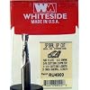 Solid Carbide Spiral Upcut Router Bit, 3/8" Diameter, 1-1/4" Cutting Length, 3" OL, 1/2" Shank