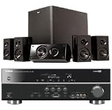 Yamaha RX-V367BL A/V Receiver & Klipsch HDT300 HD Home Theater System (Bundle)