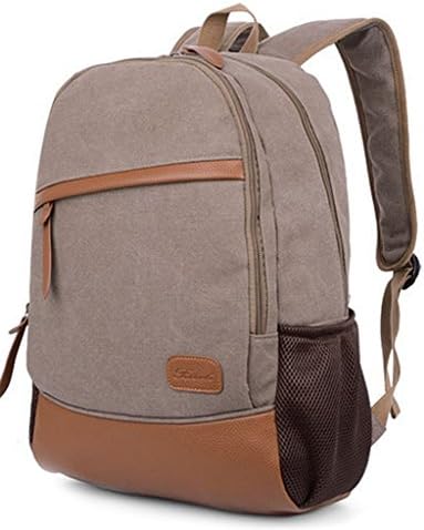 High Class Canvas Double Shoulders Backpack Nice for Senior High School Student