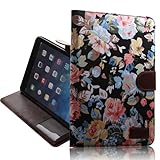 UmingR 花布シリーズブルームローズジャンファブリック布スタイルスプライスヒットカラースタンドホルダーハンドフリーウォレットの携帯電話ケースカバーバッグにカラフルな柄の描画を印刷PU素材縫うフリッ