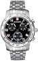 Wenger Men's Alpine Swiss Rallye Chronograph - Black Dial/Stainless Steel Bracelet
