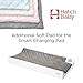 Hatch Baby Additional Soft Pad for The Smart Changing Pad, Ash