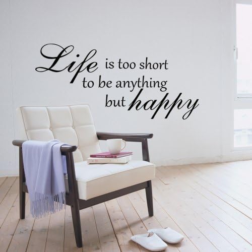 Decor Wall Inc Don'T Ever Let Anyone Dull Your Sparkle Wall Art Wall Sayings Vinyl Letters Stickers Decals (White, Large) Home Decoration