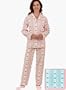 100% Cotton Flannel Pajamas - Sizes: XL, 2X, 3X, 4X, Color Pink, Size 2X