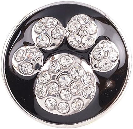 Lovmoment dog paw Snap Jewelry Charm Interchangeable Jewelry