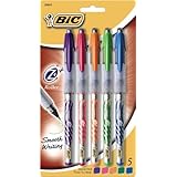 BIC Z4+ Roller Pen, Fine Point 0.7 mm, Assorted, 30 Pens