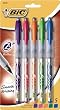 BIC Z4+ Roller Pen, Fine Point 0.7 mm, Assorted, 30 Pens
