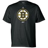 Reebok Boston Bruins Youth Black Primary Logo T-shirt