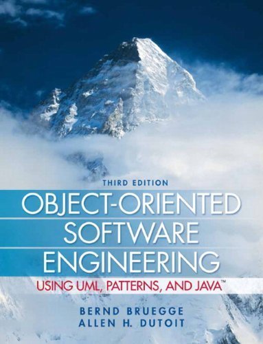 Object-Oriented Software Engineering Using UML, Patterns, and Java (3rd Edition) by Bruegge, Bernd Published by Prentice Hall 3rd (third) edition (2009) Hardcover