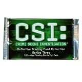 CSI科学捜査班　シーズン3　トレーディングカードコレクション　5枚入パック　４パックセット【海外ドラマカード】
