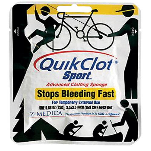 Quikclot Sport Brand Advanced Clotting Sponge ,Stop Bleeding Fast, 50 Gram Package