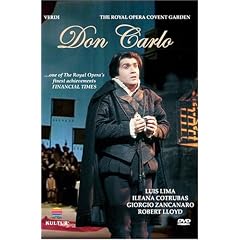 Verdi - Don Carlo / Lima, Cotrubas, Zancanaro, Baglioni, Lloyd, Haitink, Covent Garden Opera