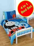 Thomas & Friends Express 4 in 1 Junior Bed Set (Duvet+Pillow+Covers)