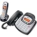 Electronics : Remanufactured Uniden TRU8888 5.8 GHz Digital Expandable Cordless Phone with Corded Base, Dual Keypads, and Answering System (Black/Silver)