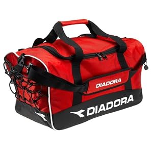 Diadora Small Team Bag (Black, 19-Inch x 11-Inch x 11-Inch)
