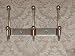 Antique style Robe and Clothing 3-hook Rack
