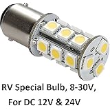 Gold Stars 10760090 Natural White LED Replacement Bulb (1076 Base 200 Lums 12v or 24v)