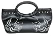 Lux de Ville TRUE LOVE SPARROWS SLINGIN INK Clutch