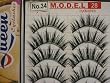 Queen Model 28 Lashes Pick Any Style #34, 48, 61, 63, or 67 Fake Eyelashes 10 Pairs of 100% Human Hair Lashes