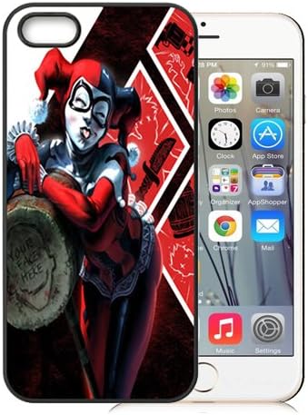 Batman - Harley Quinn with Mallet for iPhone 5 &amp; 5s - Harley Quinn TPU Bumper Iphone 5 5s