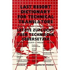 Last Resort Dictionary for Technical Translators