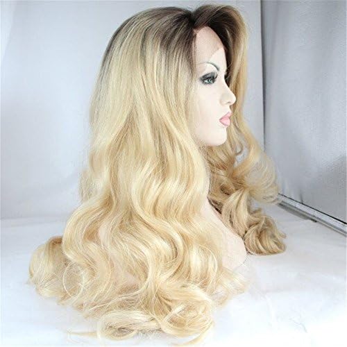 Seashinebeauty Brazilian Virgin Hair Color 1b 613 Full Lace Blonde Human Hair Wigs Glueless Body Wave With Baby Hair(16Inch)