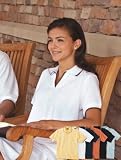 Women's Two-Color Tipped Pique Polo