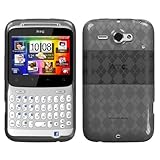 Smoke Argyle Candy Skin Cover for HTC Status/Chacha