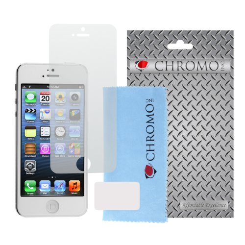 Chromo Inc reg Crystal Clear Series of Screen Protector for iPhone 5 - ClearB009BQN970