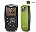 KODAK Mini-High-Definition-Camcorder Playsport II Zx5 - grün + Fernbedienung PlaySport + Tasche aus Neopren - Schwarz / Grau + Floating Wrist Strap - Tragriemen (Handgelenk)