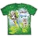 The Mountain Cotton Green Irish Fairy Kitten Novelty Adult T-Shirt (Green)