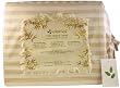Caramel Stripe Organic Cotton Sheet Set (280 Thread count) King Size