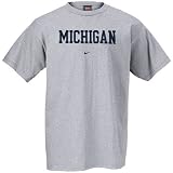 Nike Michigan Wolverines Ash Basic T-shirt