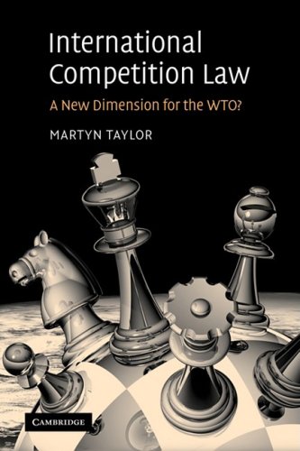 International Competition Law: A New Dimension for the WTO?