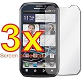 3pcs Motorola Photon (Motorola Electrify) 4G MB855 Premium Clear LCD Screen ....