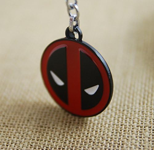 REDY deapool face logo metal keychain