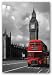 London (Red Bus) 24"x36" Art Print Poster