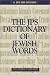Book The JPS Dictionary of Jewish Words