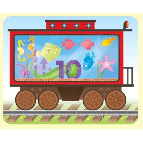 Counting Train Wall Cards