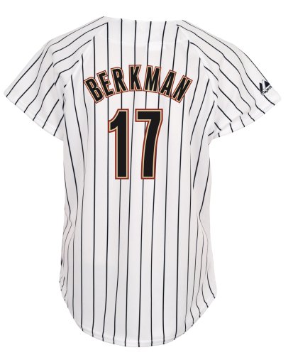 Lance Berkman Houston Astros Women's White Replica Jersey (XX-Large)